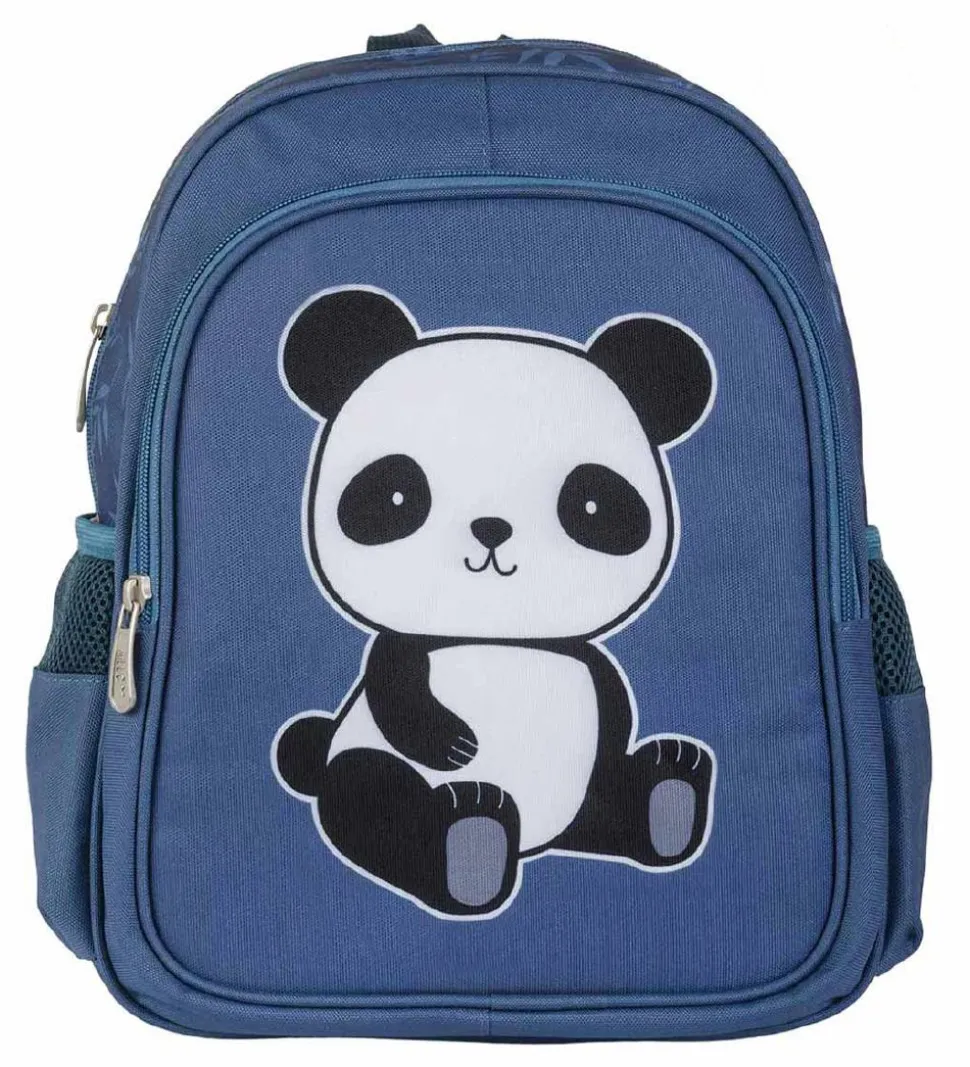 A Little Lovely Company Børnehavetaske m. Termolomme - Panda - B