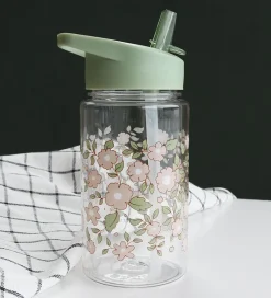 A Little Lovely Company Drikkedunk m. Sugerør - 450ml - Blossoms