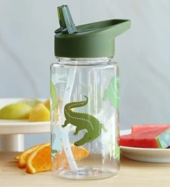 A Little Lovely Company Drikkedunk m. Sugerør - 450 ml - Crocodi