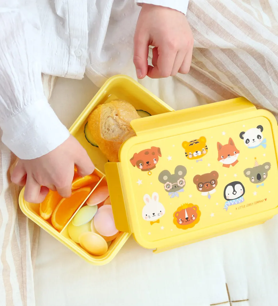 A Little Lovely Company Madkasse - Bento - Animal Friends