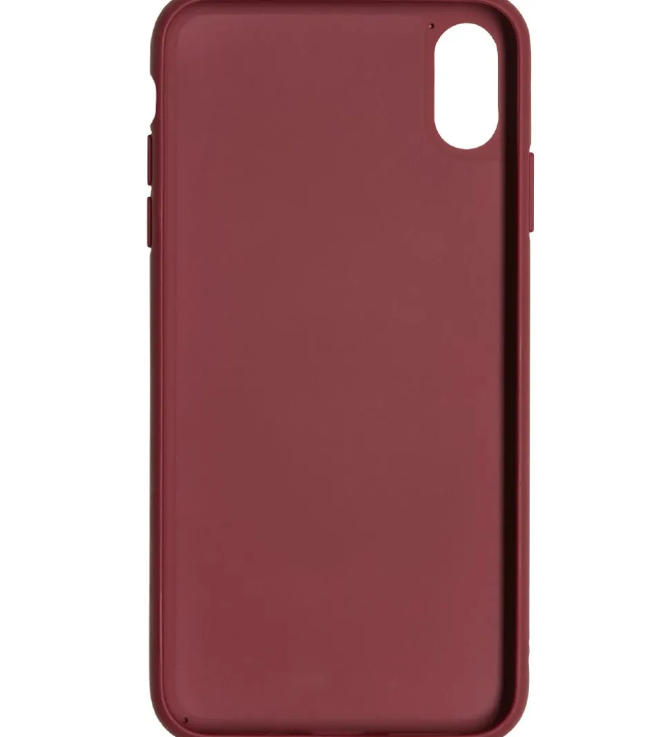 adidas Originals Cover - 3-Stripes - iPhone XS Max - Burgundy