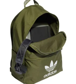 adidas Originals Rygsæk - Adicolor - Armygrøn m. Hvid