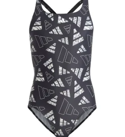 adidas Performance Badedragt - AOP BARS SUIT G - Sort