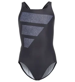 adidas Performance Badedragt - BIG BARS - Blå/Sort