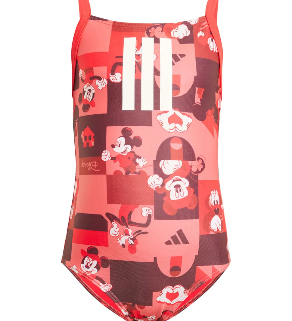 adidas Performance Badedragt - Preloved Scarlet m. Mickey Mouse