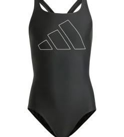 adidas Performance Badedragt - Big Bars - Sort m. Hvid