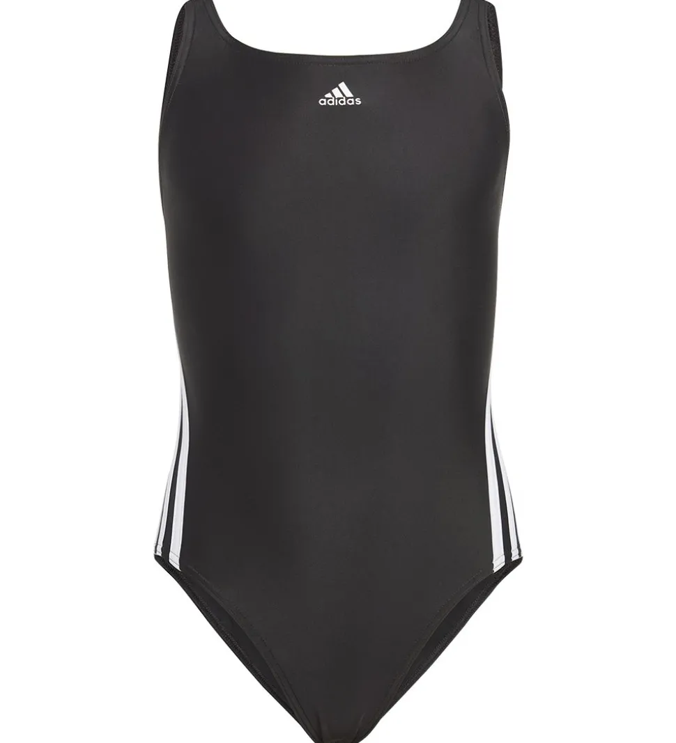 adidas Performance Badedragt - 3S Swimsuit - Sort/Hvid