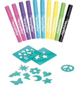 Airbrush Plush Farvesæt - Refill Kit - 10 stk.
