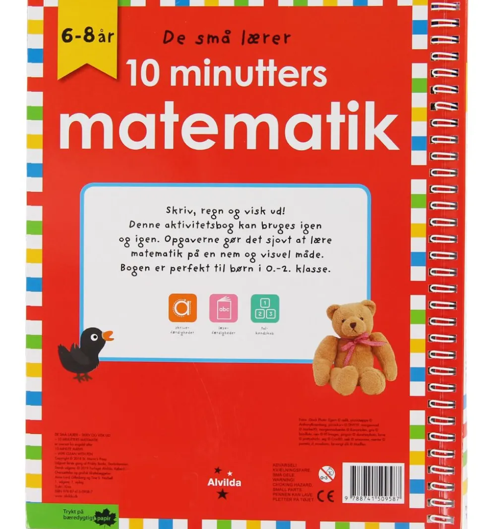 Alvilda Aktivitetsbog - Skriv og Visk ud - 10 Minutters Mat - Da