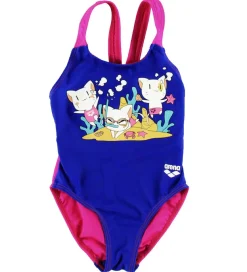 Arena Badedragt - Friends Kids Girl - Royal/Freak Rose