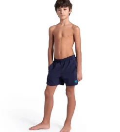 Arena Badeshorts - Solid R - Navy/Turkis