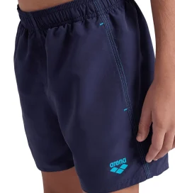 Arena Badeshorts - Solid R - Navy/Turkis