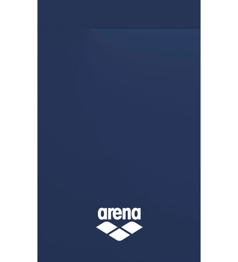 Arena Håndklæde - Microfiber - 175x90 cm - Navy/Hvid
