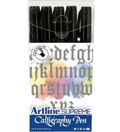 Artline Tuscher - Supreme Calligraphy Pen - 5 stk. - Sort