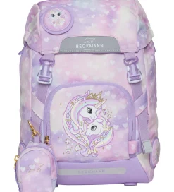 Beckmann Skoletaske - Classic - Unicorn Princess - Lilla
