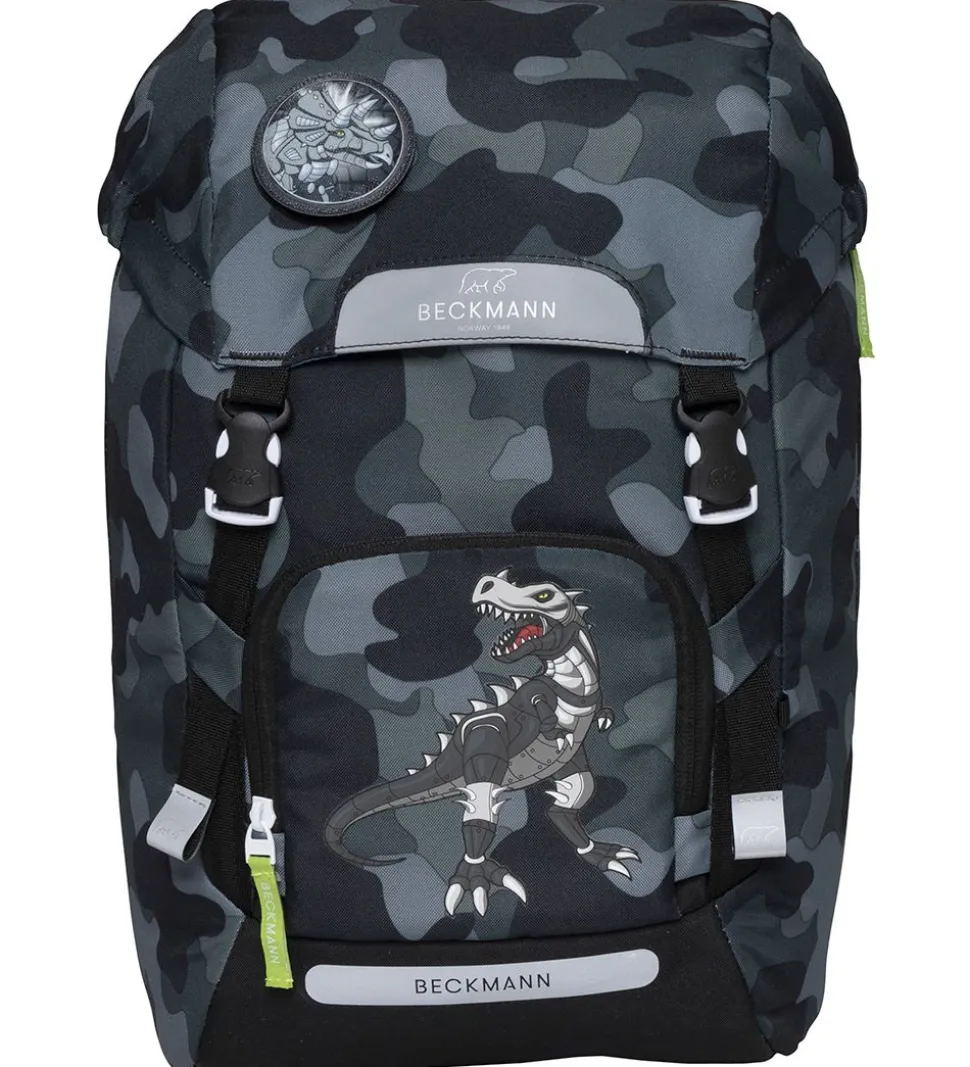 Beckmann Skoletaske - Classic Maxi - Camo Rex