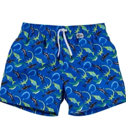 BECO Badeshorts - Ocean Dinos - UV50+ - Blå