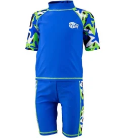 BECO Badetøj - Badebluse/Badebukser - UV50+ - Blå