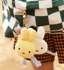 Bon Ton Toys Nøglering - 10 cm - Miffy Flat ECO Corduroy - Offwh
