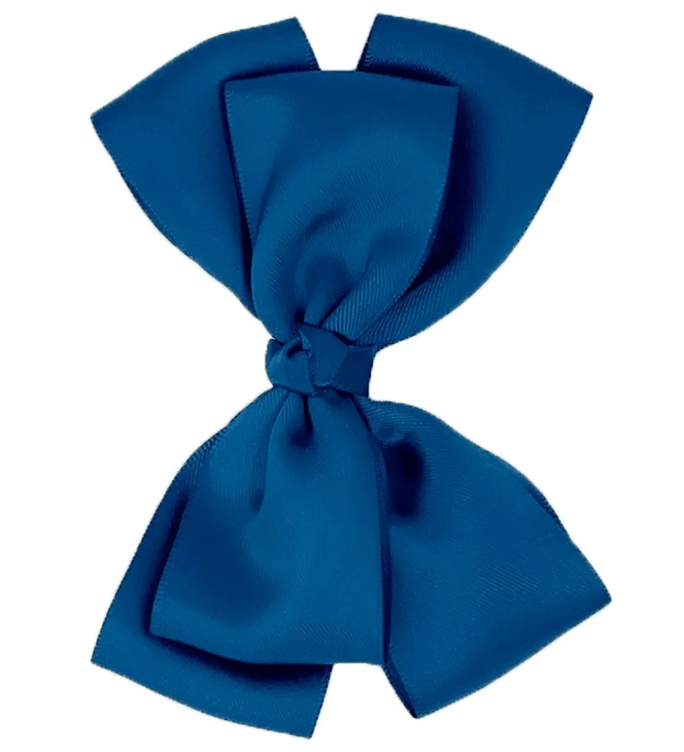 By Stær Dåbsbånd m. Sløjfe - Satin - Double Bow - Navy