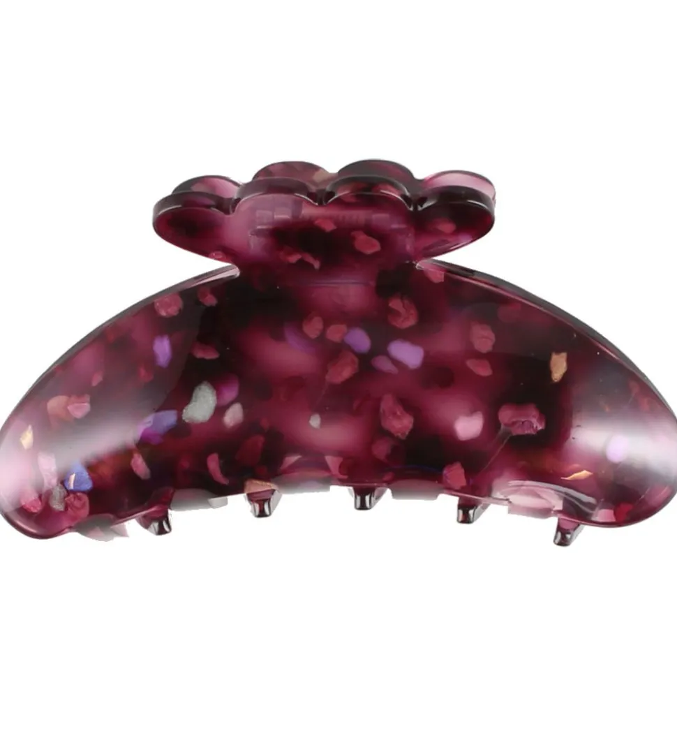 By Stær Hårklemme - Asta - 10x5 cm - Lilla / Rosa Mix