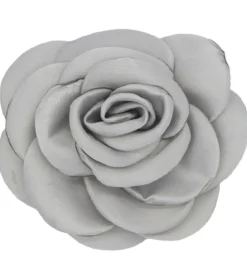 By Stær Hårklemme - Karla - 9 cm - Grå Satin