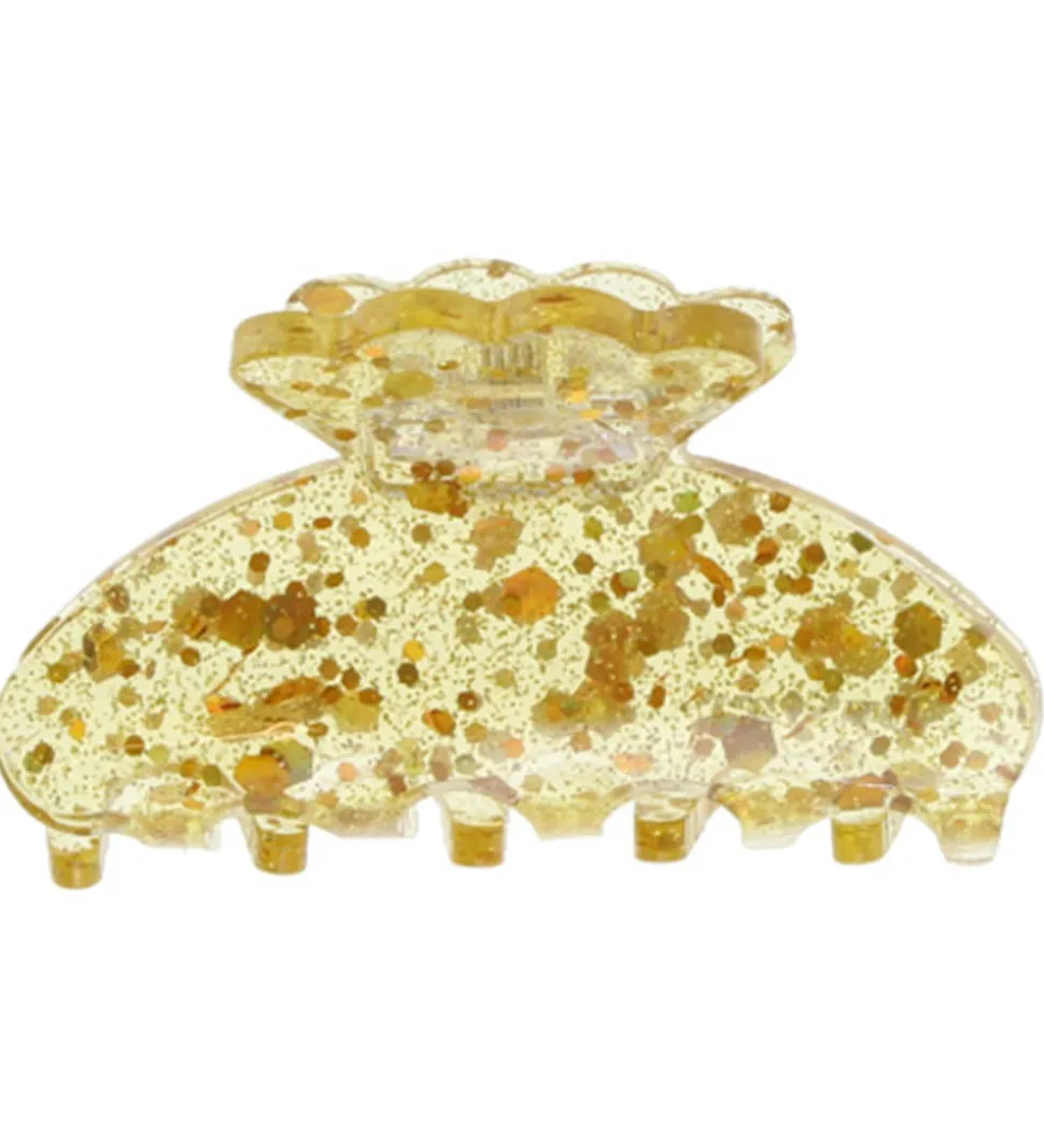By Stær Hårklemme - Lulu - 5x3 cm - Confetti Guld