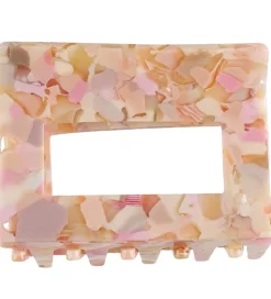 By Stær Hårklemme - Silje - 6x4 cm - Rosa Nistret