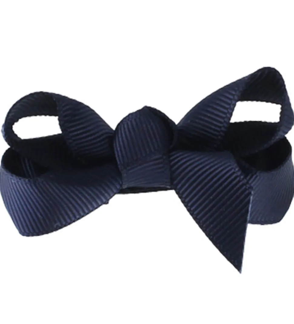 By Stær Hårsløjfe - Klassisk - 6 cm - Mørk Navy
