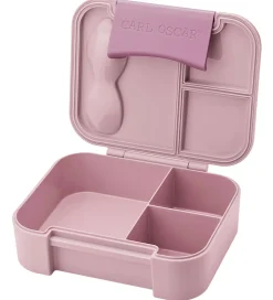 Carl Oscar Madkasse m. Gaffel/Ske - BentoBox - Pink m. Panda