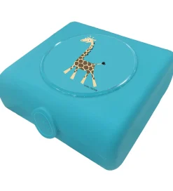 Carl Oscar Sandwichboks - 14,5 cm - Turkis m. Giraf