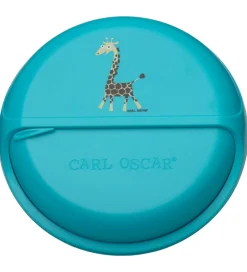 Carl Oscar Snackboks - BentoDISC - 18 cm - Turquoise Giraffe