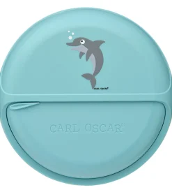 Carl Oscar Snackboks - MiniDisc - 12 cm - Blå m. Delfin