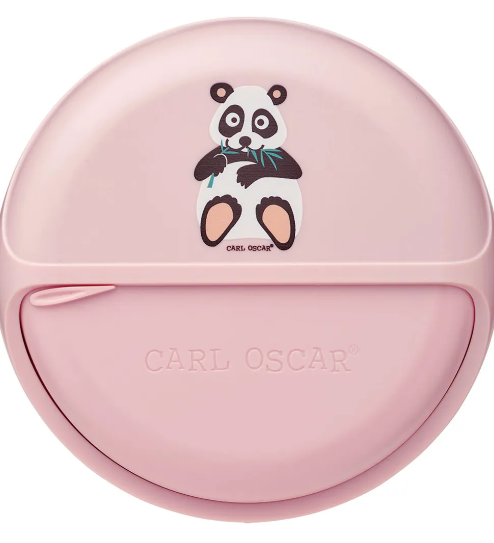 Carl Oscar Snackboks - MiniDisc - 12 cm - Pink m. Panda