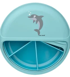 Carl Oscar Snackboks - SnackDisc - 15 cm - Blå m. Delfin