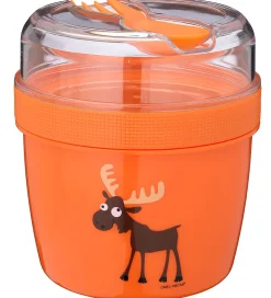 Carl Oscar Snackboks m. Køleelement - N'ice Cup - Orange m. Elg