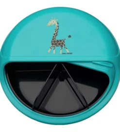 Carl Oscar Snackbox - 15 cm - Turquoise Giraffe