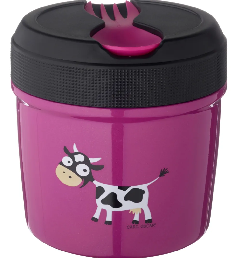 Carl Oscar Termomadkasse - 0,5 L - Purple Cow