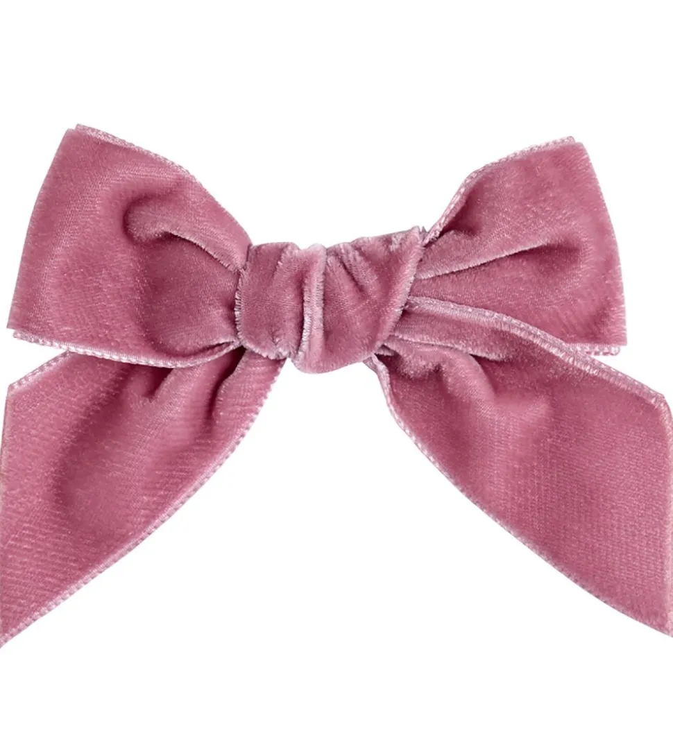 Condor Hårspænde - Velour - Sløjfe - 10x10 cm - Rosa