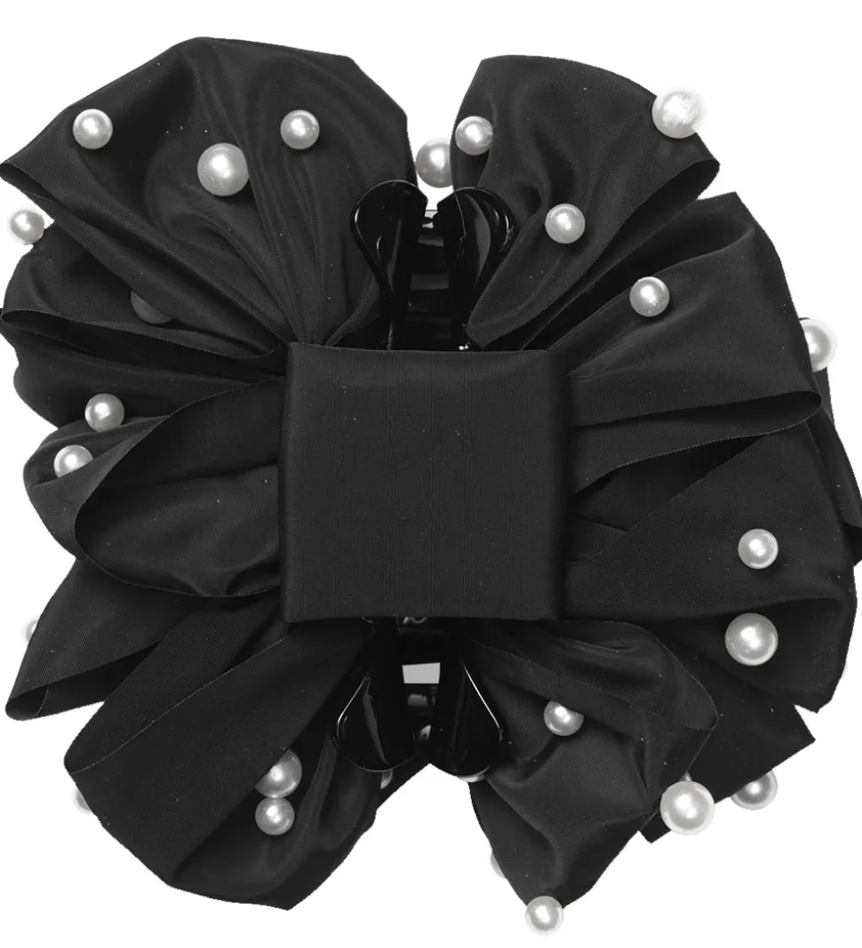 DAY ET Hårklemme - Pearl Bead Hair Claw - 8,5x5 cm - Black