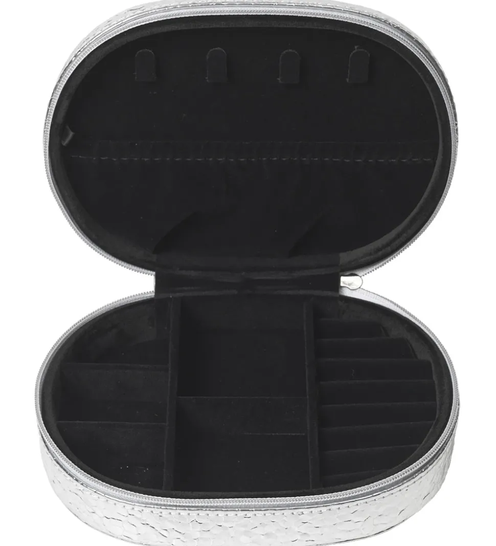 DAY ET Smykkeskrin - Disco Jewelry Zip Oval - Silver