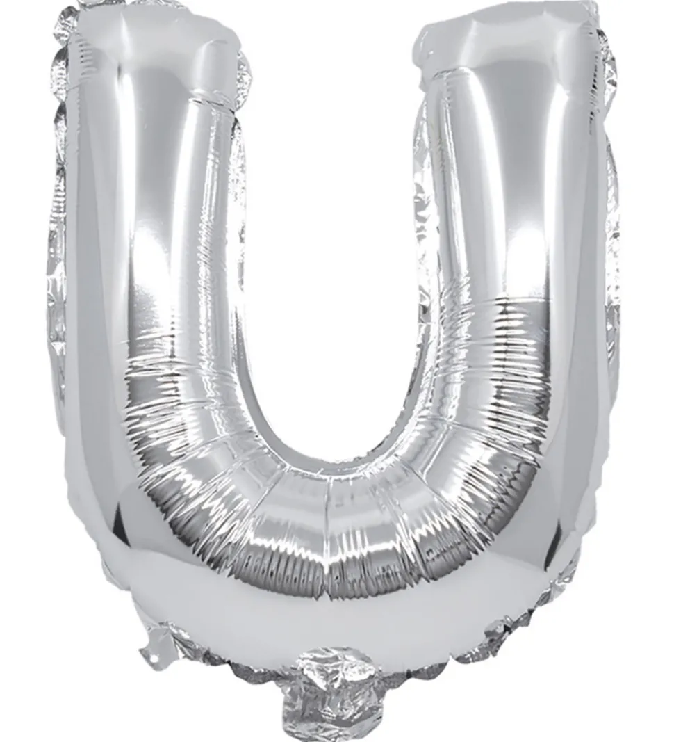 Decorata Party Foileballon - 31 cm - U - Sølv