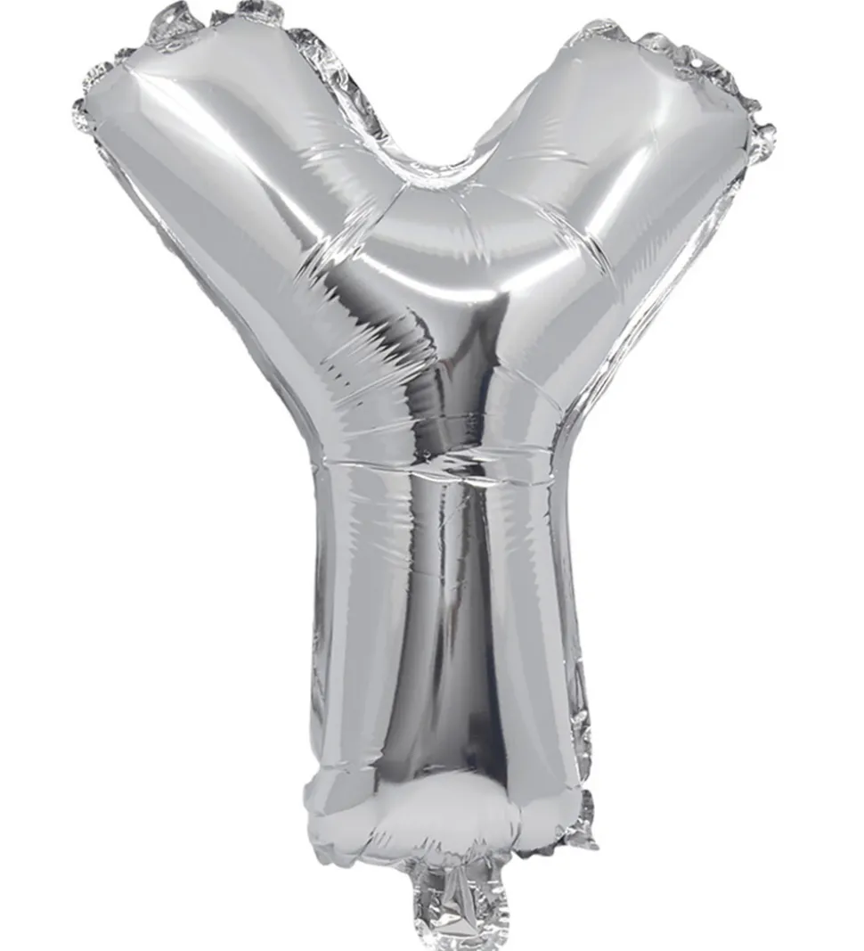 Decorata Party Foileballon - 32 cm - Y - Sølv