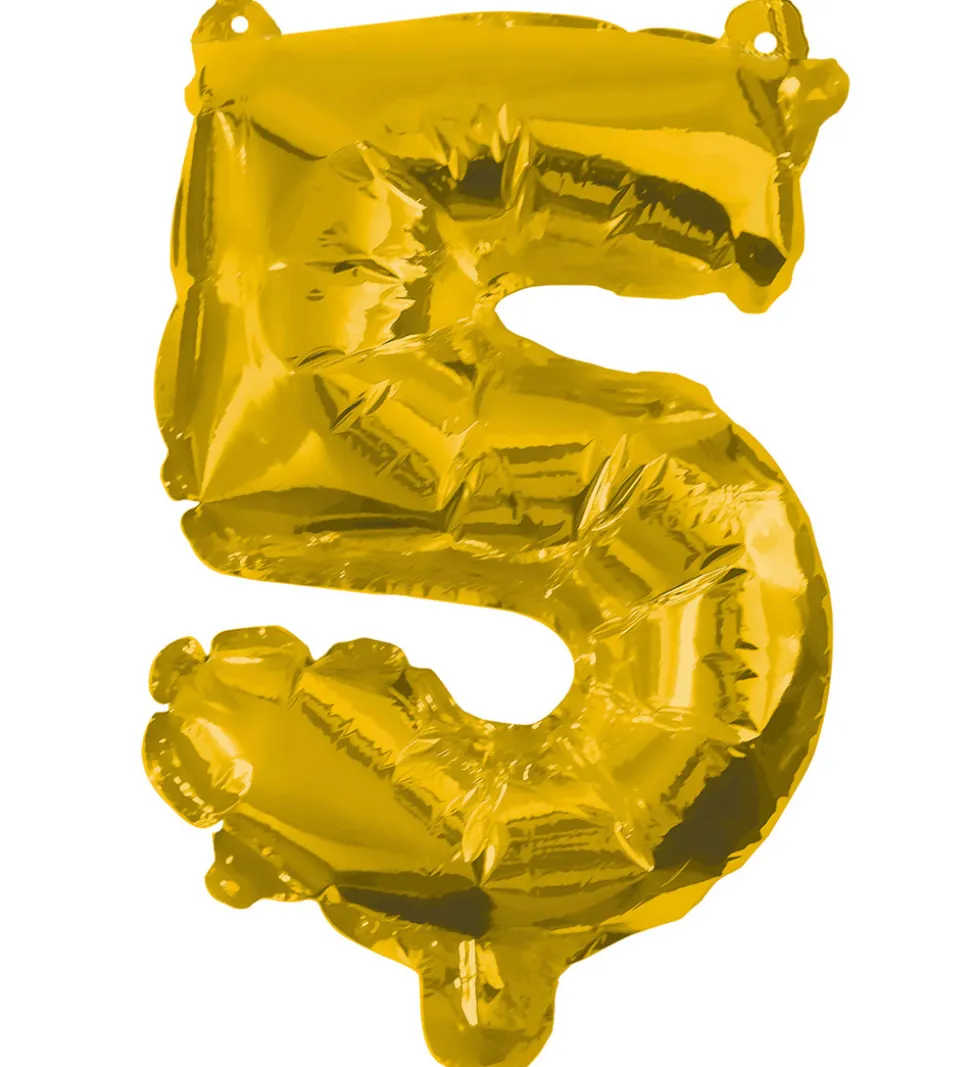 Decorata Party Foileballon - 85 cm - No 5 - Guld
