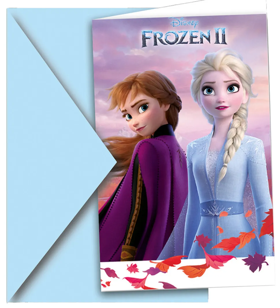 Decorata Party Invitationer - 6-pak - Frozen II