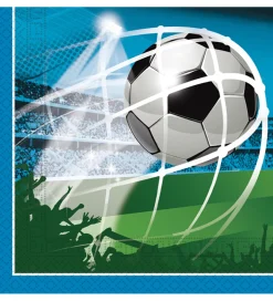 Decorata Party Servietter - 20-pak - 33x33 cm - Soccer Fans