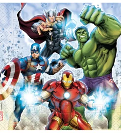 Decorata Party Servietter - 20-pak - 33x33 cm - Avengers Infinit