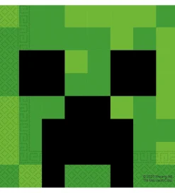 Decorata Party Servietter - 20-pak - 33x33 cm - Minecraft