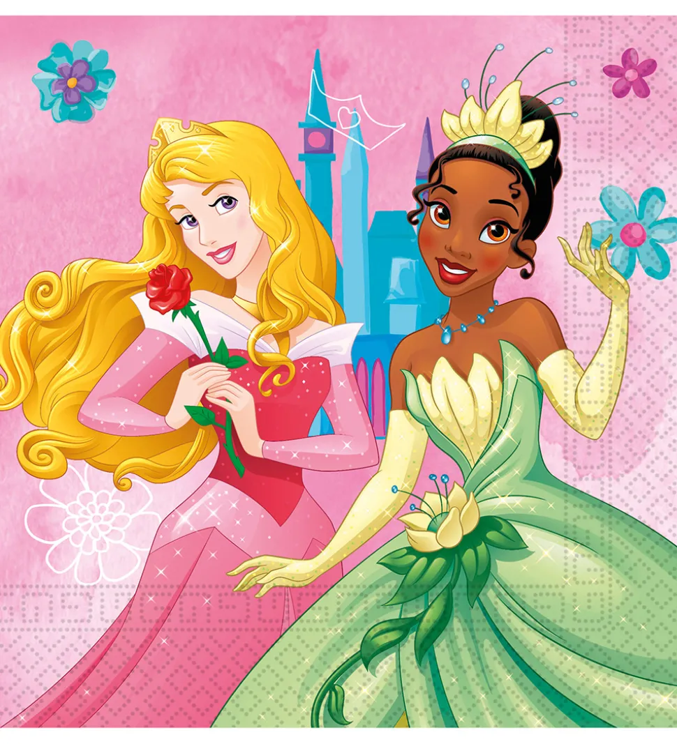 Decorata Party Servietter - 20-pak - 33x33 cm - Princess Live Yo