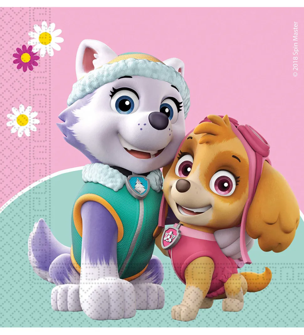 Decorata Party Servietter - 20-pak - 33x33 cm - Paw Patrol Skye